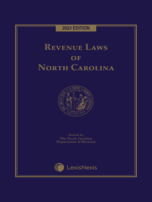 cover image of Revenue Laws of North Carolina